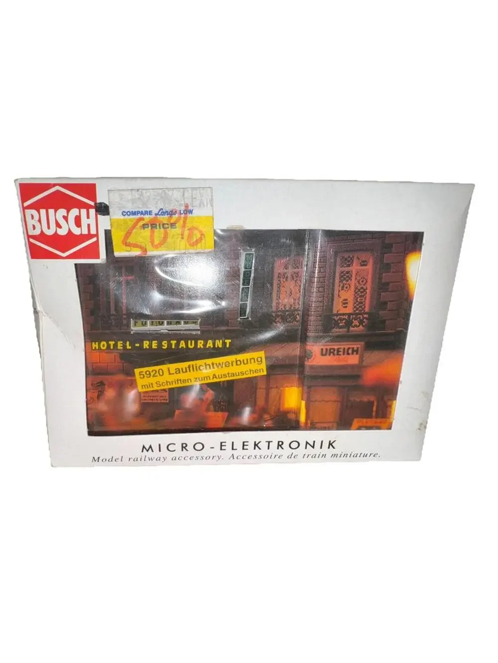 Busch Micro-Elektronik Model Railway Accessory Light Advertisement Sign